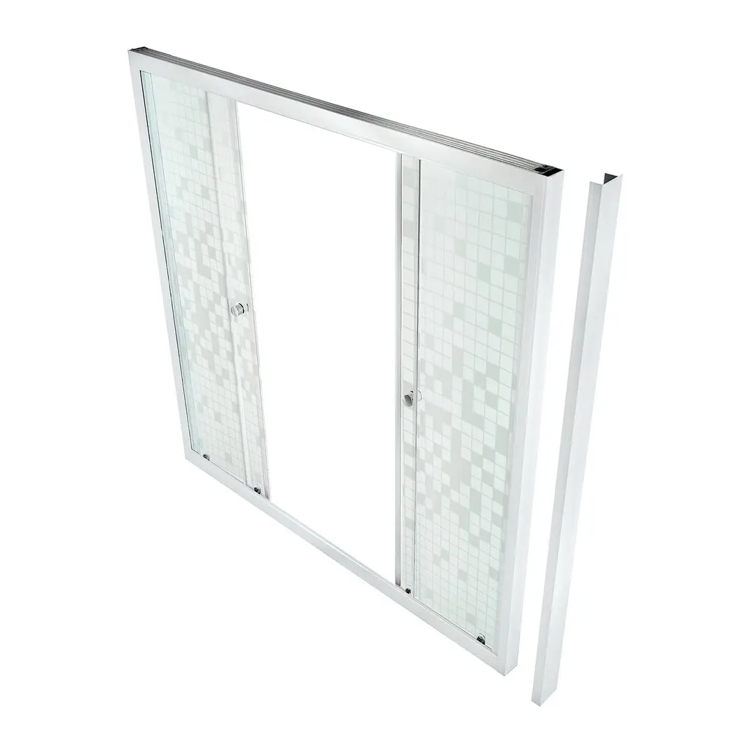 Шторка для ванны Triton Аква 170см с узором Мозаика, Белый / Матовое Шторка для ванны Triton Аква 170см с узором Мозаика, Белый / Матовое — изображение 2