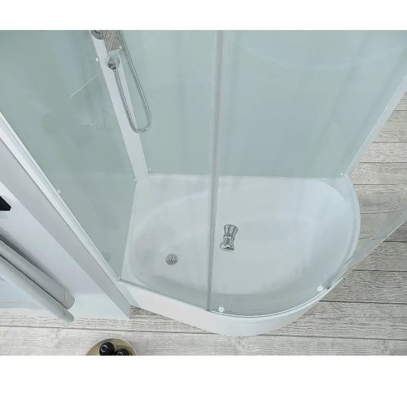 Душевая кабина Domani-Spa Simple high левая без электрики 120х80 Белый, Поддон высокий Душевая кабина Domani-Spa Simple high левая без электрики 120х80 Белый, Поддон высокий — изображение 2