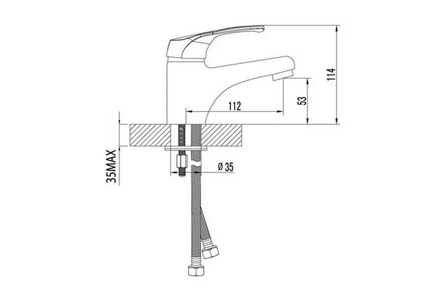 Смеситель для раковины Lemark Omega LM3106C Смеситель для раковины Lemark Omega LM3106C — изображение 2
