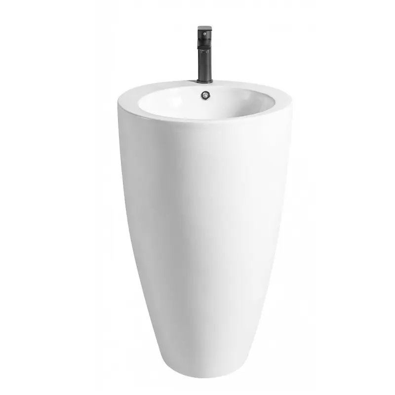 Раковина напольная Azario AZ 50х50 Белый AZ-311 Раковина напольная Azario AZ 50х50 Белый AZ-311 — изображение 2