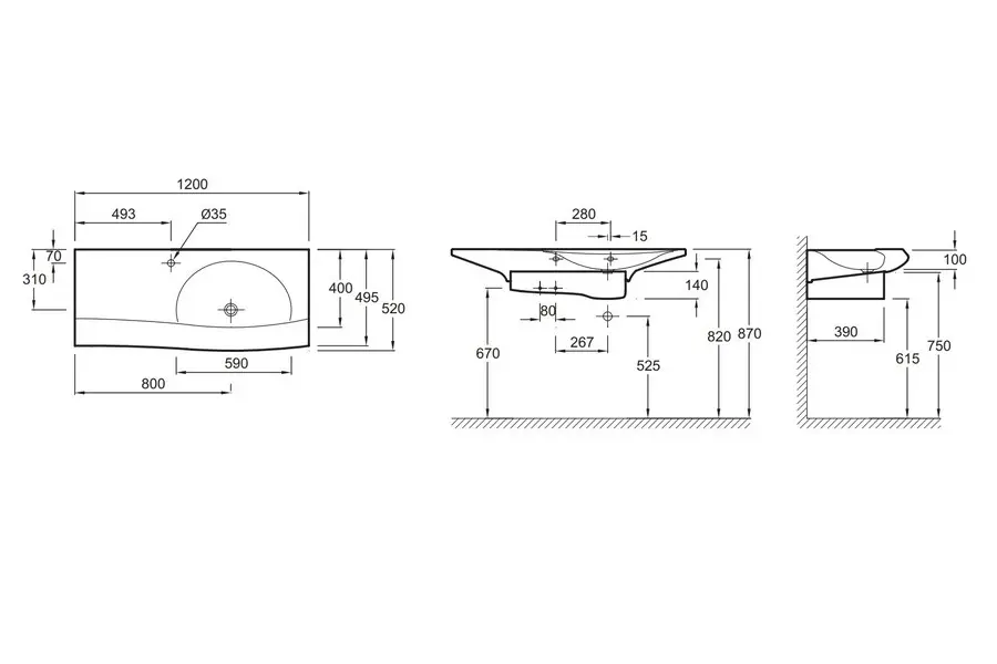 Раковина-столешница Jacob Delafon Stillness 120х52 Раковина-столешница Jacob Delafon Stillness 120х52 — изображение 2