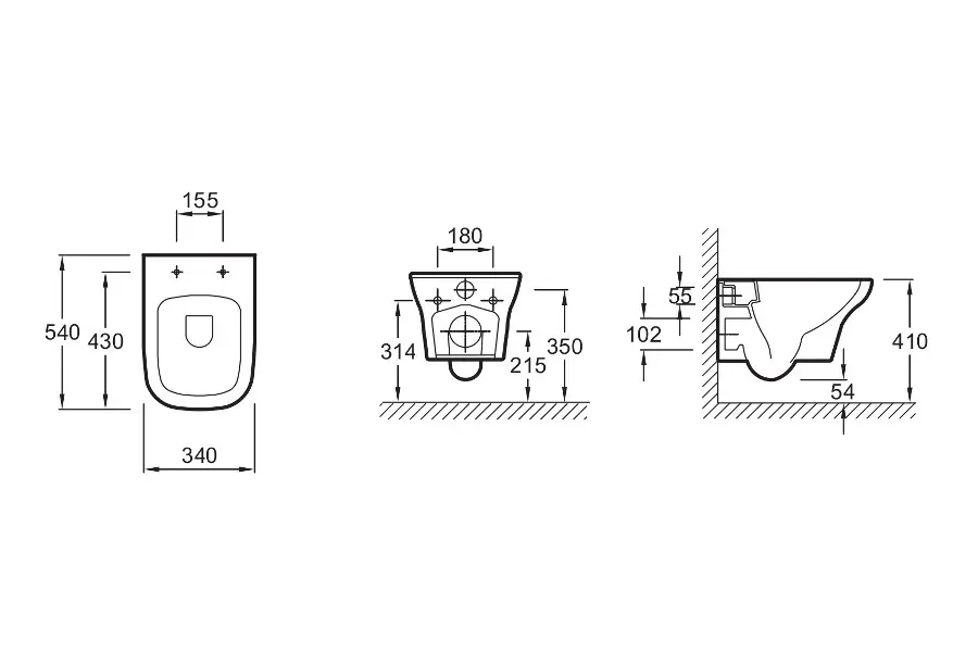 Унитаз подвесной Jacob Delafon Struktura безободковый с сиденьем микролифт Унитаз подвесной Jacob Delafon Struktura безободковый с сиденьем микролифт — изображение 2