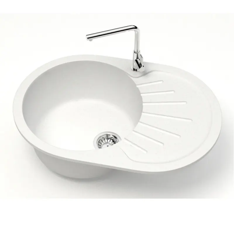 Мойка кухонная Azario Flora 75х50,5 Белый CS00079911 Мойка кухонная Azario Flora 75х50,5 Белый CS00079911 — изображение 2