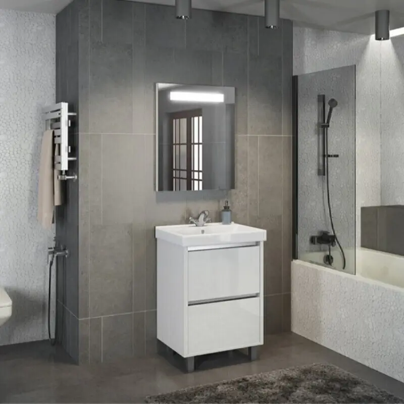 Тумба напольная Comforty Дублин 60 + раковина Белый глянец 00004137134CF Тумба напольная Comforty Дублин 60 + раковина Белый глянец 00004137134CF — изображение 2