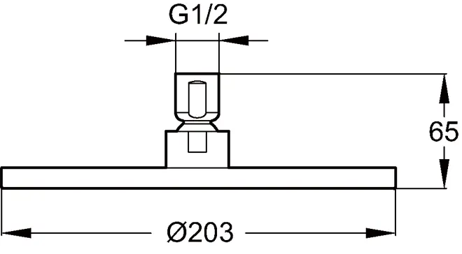 Душ верхний Jacob Delafon Eo D20 см E14536-CP Душ верхний Jacob Delafon Eo D20 см E14536-CP — изображение 2