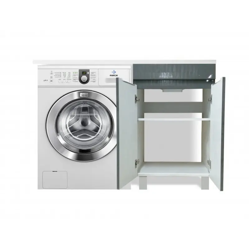 Тумба напольная Эстет Barcelona Luxe под стиральную машину 55 с раковиной Белый ФР-00007066 Тумба напольная Эстет Barcelona Luxe под стиральную машину 55 с раковиной Белый ФР-00007066 — изображение 2