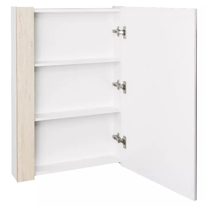 Шкаф зеркальный Aquaton Кантри 55х80см Белый/Дуб Верона 1A257702AHB20 Шкаф зеркальный Aquaton Кантри 55х80см Белый/Дуб Верона 1A257702AHB20 — изображение 2