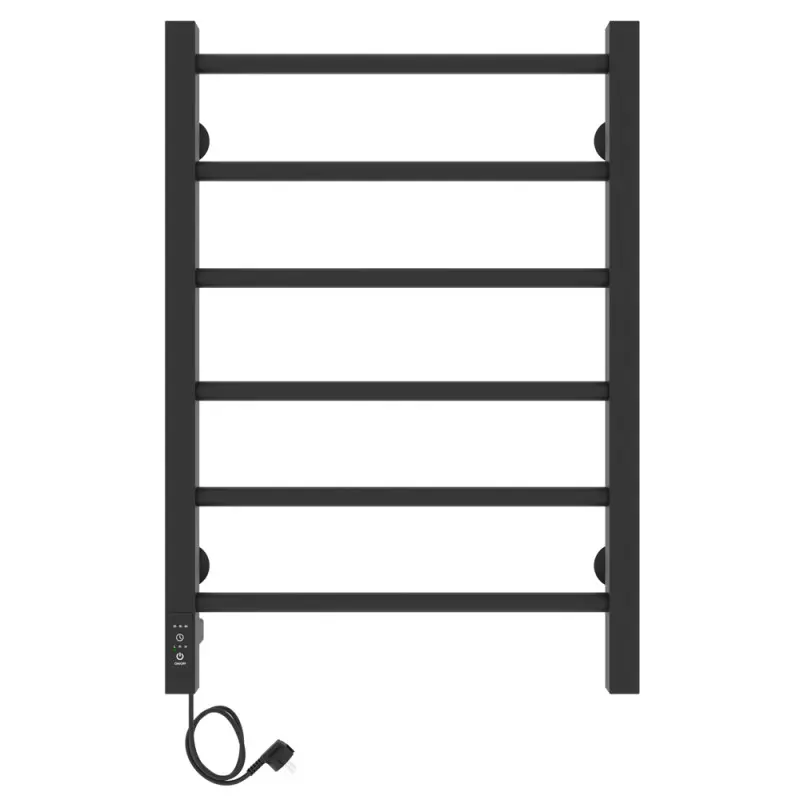 Полотенцесушитель электрический Laris Феличия П6 60х40 левый Черный матовый 73207610 Полотенцесушитель электрический Laris Феличия П6 60х40 левый Черный матовый 73207610 — изображение 2