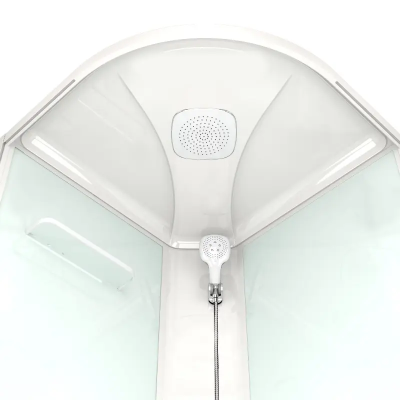 Душевая кабина Domani-Spa Delight Slim high без электрики 100х100 Белый, Поддон высокий Душевая кабина Domani-Spa Delight Slim high без электрики 100х100 Белый, Поддон высокий — изображение 2