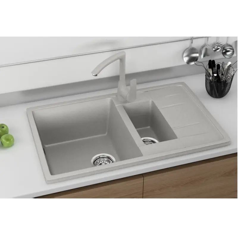 Мойка кухонная Ulgran Classic 77 U-205-308 Черный Мойка кухонная Ulgran Classic 77 U-205-308 Черный — изображение 2