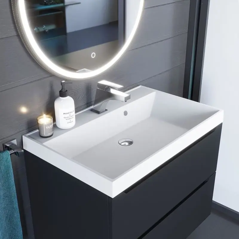 Раковина мебельная Uperwood Classic Quartz 70 Жасмин Раковина мебельная Uperwood Classic Quartz 70 Жасмин — изображение 2