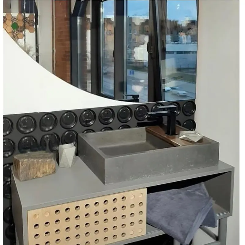 Раковина накладная Uperwood Premium 60 Графит Раковина накладная Uperwood Premium 60 Графит — изображение 2