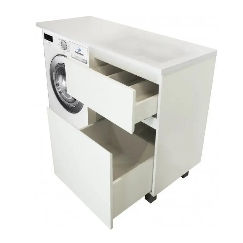 Тумба напольная Эстет Dallas Luxe под стиральную машину 115 с раковиной Белый ФР-00002299 Тумба напольная Эстет Dallas Luxe под стиральную машину 115 с раковиной Белый ФР-00002299 — изображение 2
