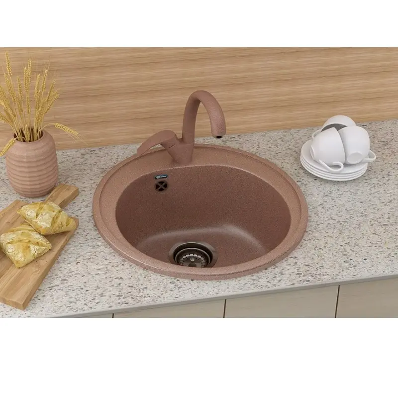 Мойка кухонная Ulgran Classic 50 U-101-328 Бежевый Мойка кухонная Ulgran Classic 50 U-101-328 Бежевый — изображение 2