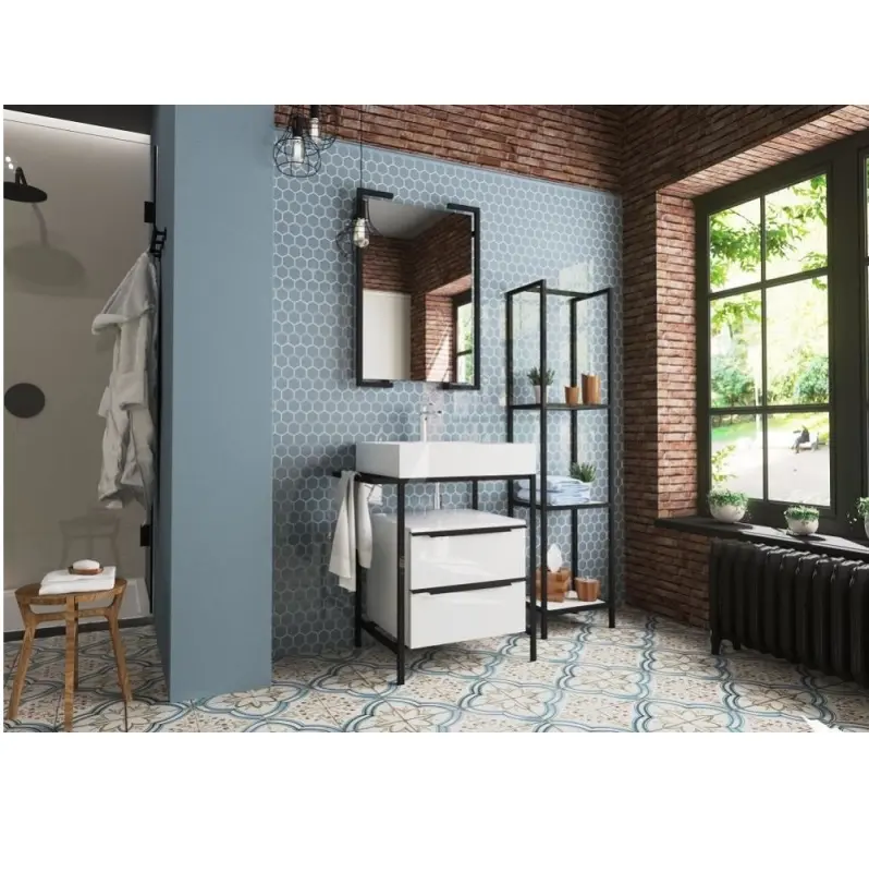 Тумба напольная Эстет Comfort Loft 70,8 с раковиной Черный ФР-00003613 Тумба напольная Эстет Comfort Loft 70,8 с раковиной Черный ФР-00003613 — изображение 2