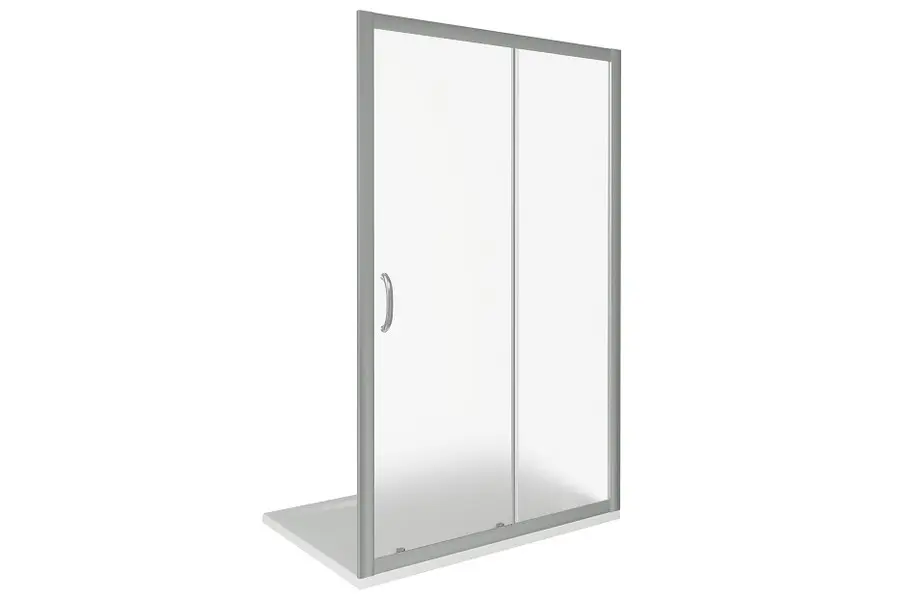 Душевая дверь Bas Infinity 140х185 Хром / Прозрачное Душевая дверь Bas Infinity 140х185 Хром / Прозрачное — изображение 2