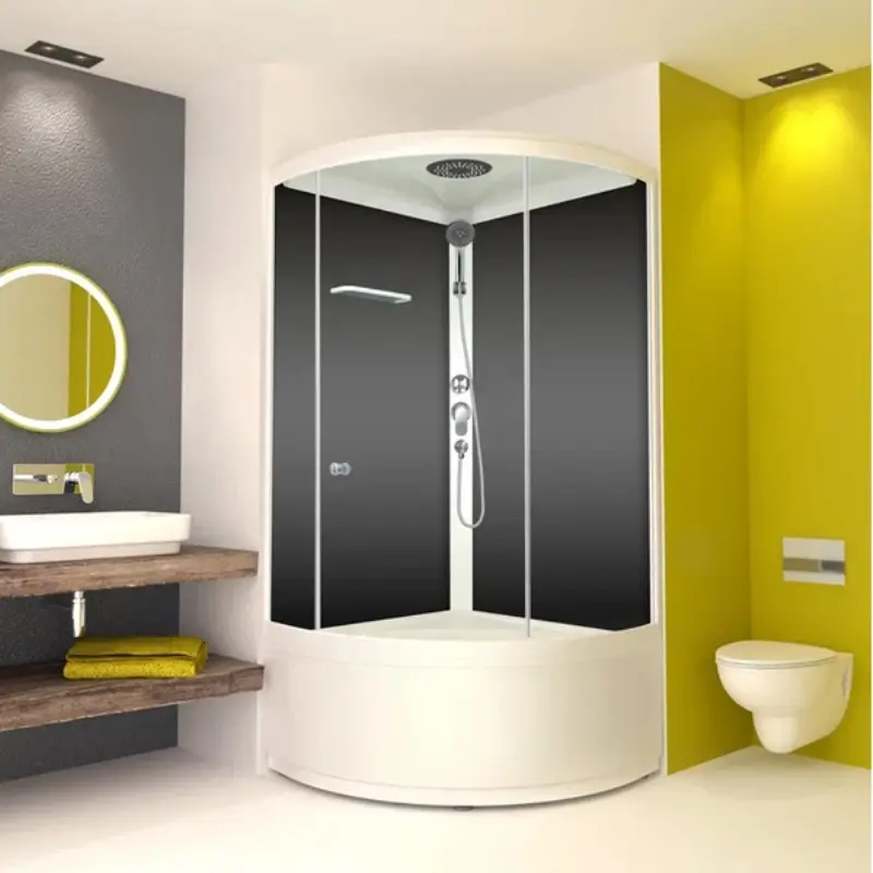 Душевая кабина Domani-Spa Simple high без электрики 90х90 Белый, Поддон высокий Душевая кабина Domani-Spa Simple high без электрики 90х90 Белый, Поддон высокий — изображение 2