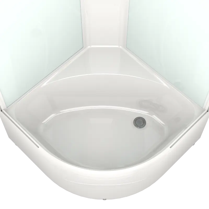 Душевая кабина Domani-Spa Eko Delight Slim high без электрики 90х90 Белый, Поддон высокий Душевая кабина Domani-Spa Eko Delight Slim high без электрики 90х90 Белый, Поддон высокий — изображение 2