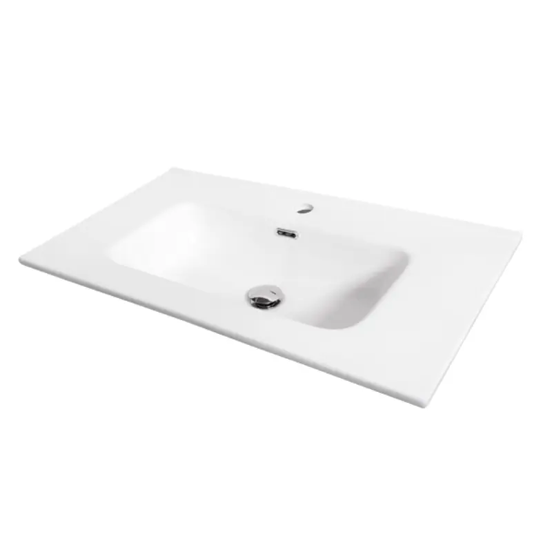 Раковина мебельная Comforty 90 46,5х91 Белый глянцевый 4150348 Раковина мебельная Comforty 90 46,5х91 Белый глянцевый 4150348 — изображение 2