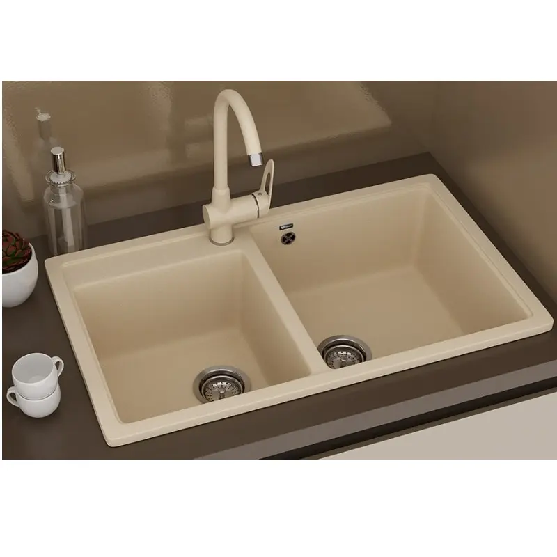 Мойка кухонная Ulgran Classic 84 U-200-328 Бежевый Мойка кухонная Ulgran Classic 84 U-200-328 Бежевый — изображение 2