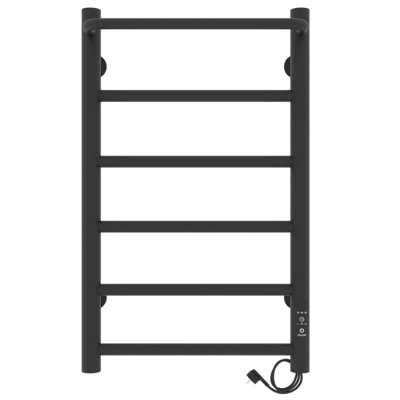 Полотенцесушитель электрический Laris Прайм П6 60х40 правый Черный матовый 73207593 Полотенцесушитель электрический Laris Прайм П6 60х40 правый Черный матовый 73207593 — изображение 2