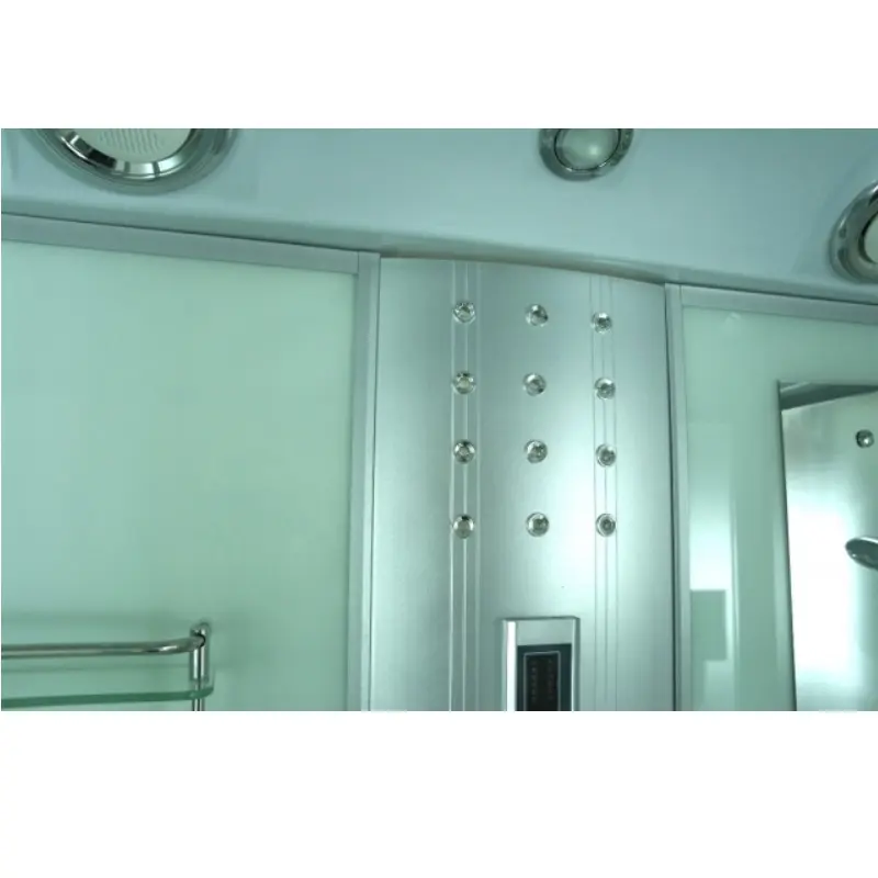 Душевая кабина Водный мир 110х80, Хром / Матовое, Высокий поддон правая Душевая кабина Водный мир 110х80, Хром / Матовое, Высокий поддон правая — изображение 2