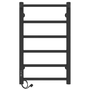 Полотенцесушитель электрический Laris Прайм П6 60х40 левый Черный матовый 73207592 Полотенцесушитель электрический Laris Прайм П6 60х40 левый Черный матовый 73207592