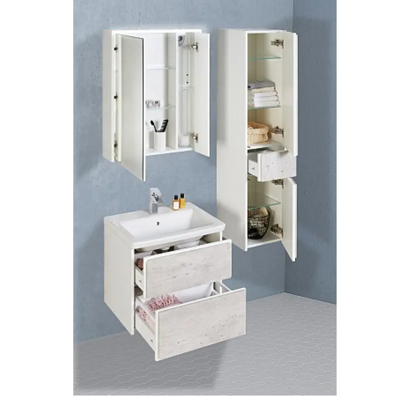 Тумба подвесная Roca Ronda 70 Белый матовый / Бетон ZRU9303003 Тумба подвесная Roca Ronda 70 Белый матовый / Бетон ZRU9303003 — изображение 2