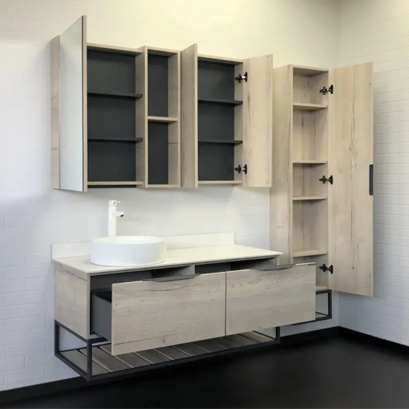 Тумба подвесная Comforty Порто 120 + раковина + белая столешница Дуб дымчатый 00-00008905CF Тумба подвесная Comforty Порто 120 + раковина + белая столешница Дуб дымчатый 00-00008905CF — изображение 3