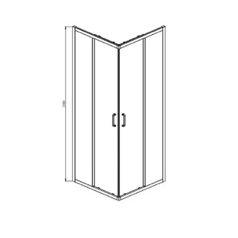 Душевой уголок Aquatek Ari 100х100 Черный / Прозрачное AQ ARI KV10020BL Душевой уголок Aquatek Ari 100х100 Черный / Прозрачное AQ ARI KV10020BL — изображение 3