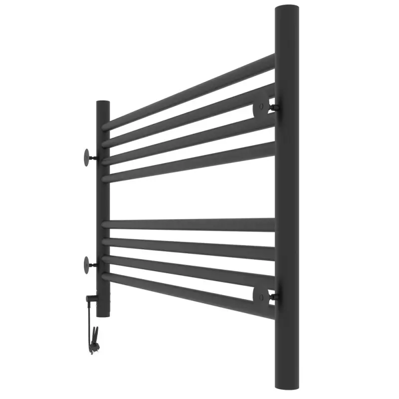 Полотенцесушитель электрический Laris Оливия П8 50х80 правый Черный матовый 73207629 Полотенцесушитель электрический Laris Оливия П8 50х80 правый Черный матовый 73207629 — изображение 3