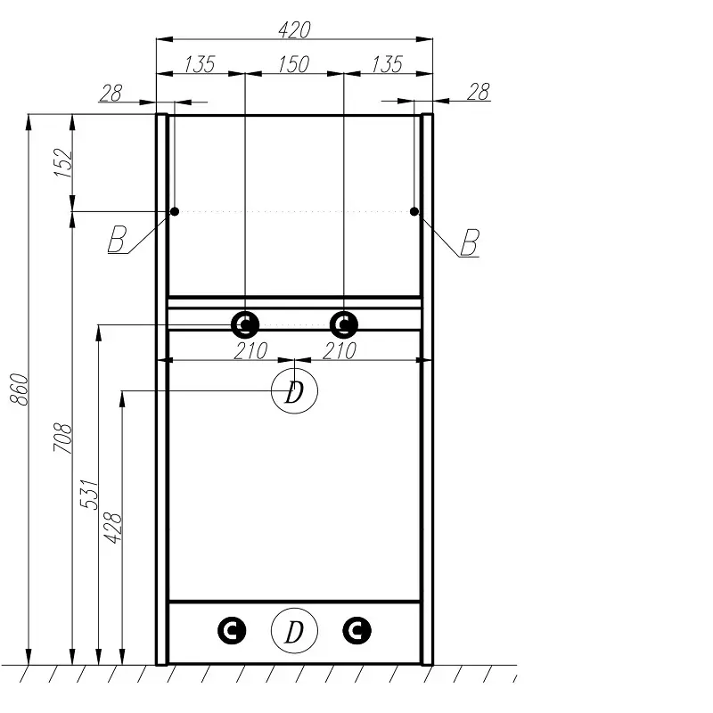 Тумба напольная с раковиной Aquaton Лондри левая 42х50 с левой раковиной Лондри Белый 1A2360K1LH010 Тумба напольная с раковиной Aquaton Лондри левая 42х50 с левой раковиной Лондри Белый 1A2360K1LH010 — изображение 3