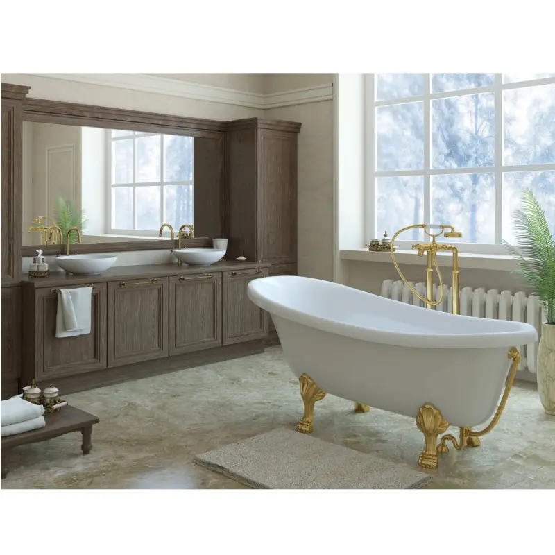 Ванна из литьевого мрамора Эстет Марсель 170х80 Белый ФР-00001849 Ванна из литьевого мрамора Эстет Марсель 170х80 Белый ФР-00001849 — изображение 3