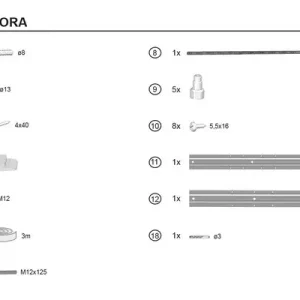 Опорная конструкция Ravak 10° - не продаётся отдельно