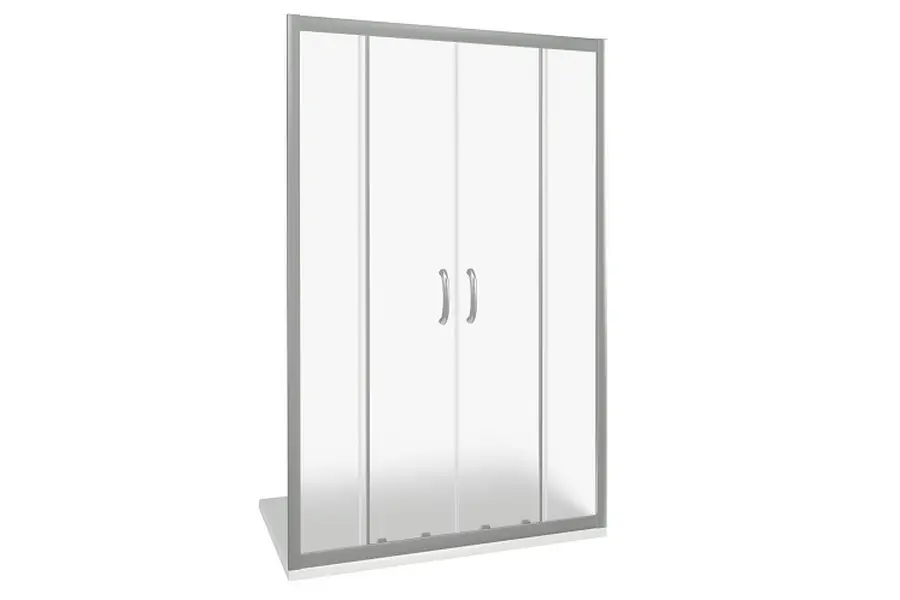 Душевая дверь Bas Infinity 150х185 Хром / Грейп Душевая дверь Bas Infinity 150х185 Хром / Грейп — изображение 3