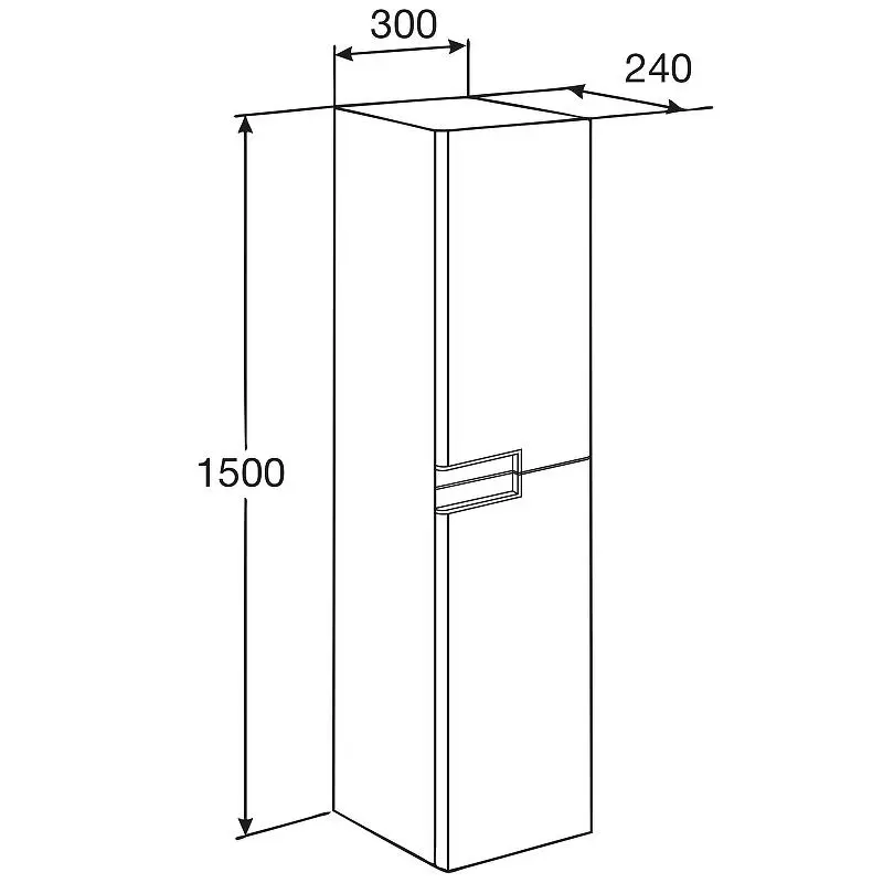 Пенал подвесной Roca Victoria Nord ice edition 150 Белый глянцевый ZRU9302729 Пенал подвесной Roca Victoria Nord ice edition 150 Белый глянцевый ZRU9302729 — изображение 3