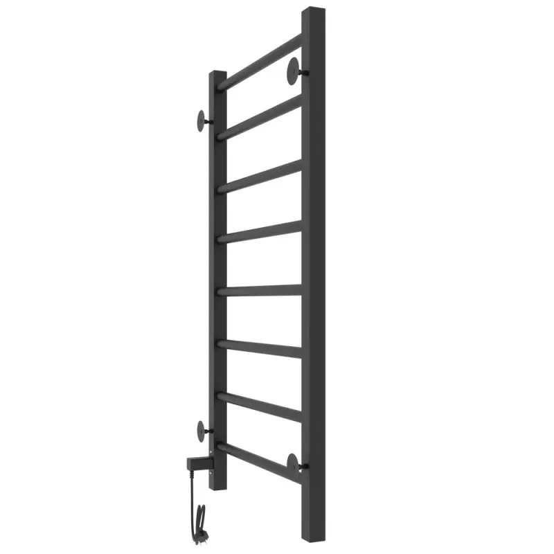 Полотенцесушитель электрический Laris Феличия П8 80х40 правый Черный матовый 73207613 Полотенцесушитель электрический Laris Феличия П8 80х40 правый Черный матовый 73207613 — изображение 3