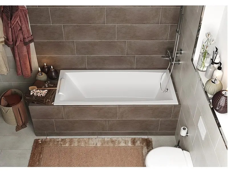 Ванна акриловая 1MarKa Aelita Slim 170х75 Белый 01ае1775слим Ванна акриловая 1MarKa Aelita Slim 170х75 Белый 01ае1775слим — изображение 3