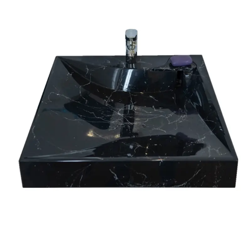 Раковина на стиральную машину Azario Gratsiy 59,7х59,8 Черный мрамор CS00079879 Раковина на стиральную машину Azario Gratsiy 59,7х59,8 Черный мрамор CS00079879 — изображение 3