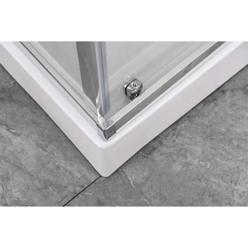 Душевой уголок Comforty 120х80 + поддон Хром / Прозрачное 33 Душевой уголок Comforty 120х80 + поддон Хром / Прозрачное 33 — изображение 3