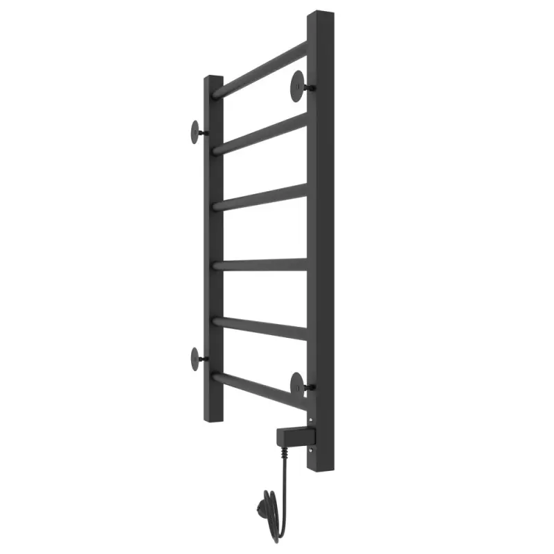 Полотенцесушитель электрический Laris Феличия П6 60х40 левый Черный матовый 73207610 Полотенцесушитель электрический Laris Феличия П6 60х40 левый Черный матовый 73207610 — изображение 3