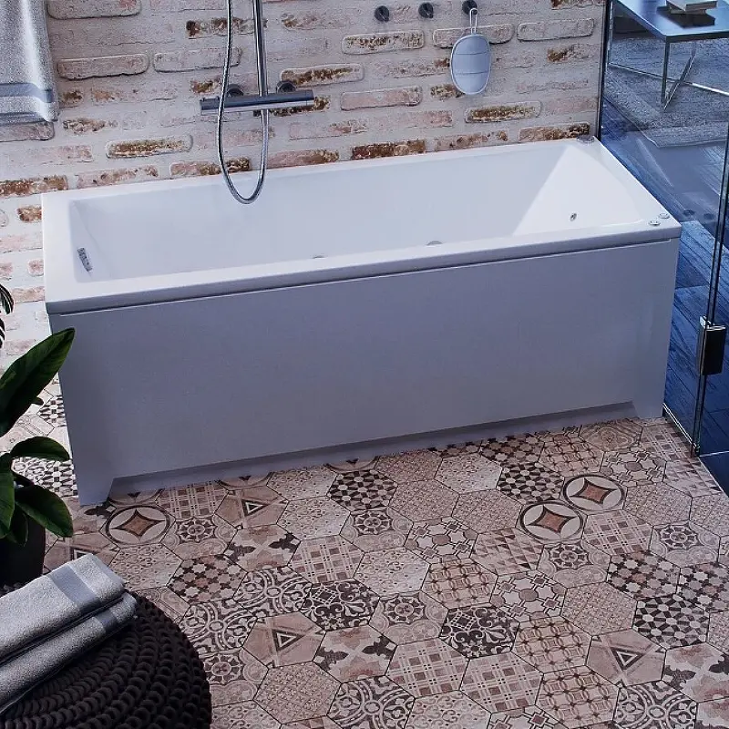 Ванна акриловая Aquatek Либра NEW 170х70 (каркас + слив-перелив + экран) слив справа Белый LIB170N-0000014 Ванна акриловая Aquatek Либра NEW 170х70 (каркас + слив-перелив + экран) слив справа Белый LIB170N-0000014 — изображение 3