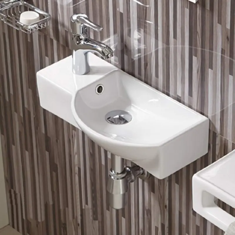 Раковина подвесная Comforty 7947 24х45 Белый глянцевый 4150355 Раковина подвесная Comforty 7947 24х45 Белый глянцевый 4150355 — изображение 3