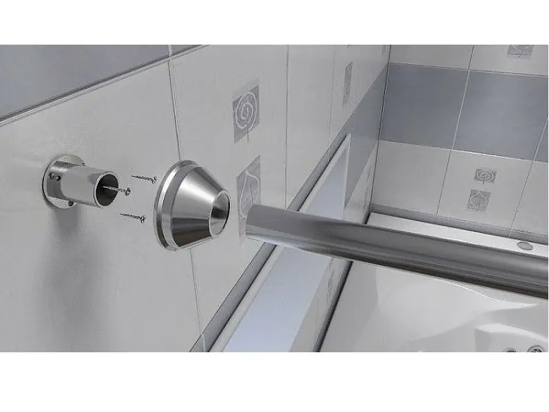 Карниз BAS Вектра 150х90Хром КЗ00008 Карниз BAS Вектра 150х90Хром КЗ00008 — изображение 3