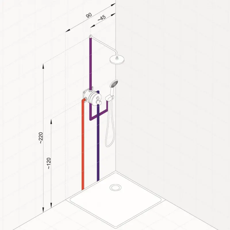Душевая встройка Kludi Zenta Хром глянцевый 388320545 Душевая встройка Kludi Zenta Хром глянцевый 388320545 — изображение 3