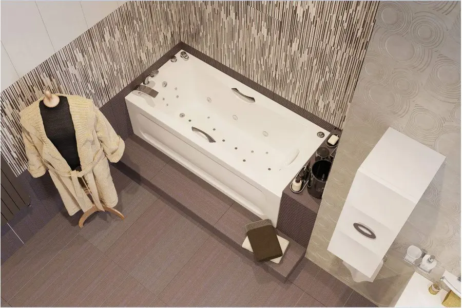 Ванна акриловая 1MarKa Agora 170х75 с подголовником и ручками Белый 01аго1775 Ванна акриловая 1MarKa Agora 170х75 с подголовником и ручками Белый 01аго1775 — изображение 3