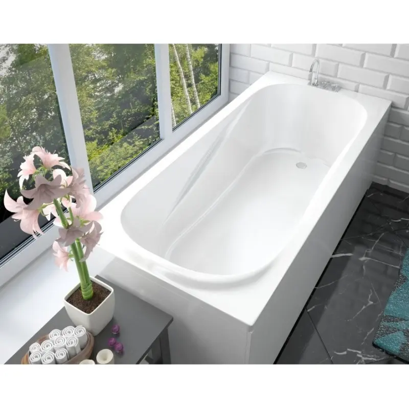 Ванна из литьевого мрамора Эстет Альфа 170х75 Белый ФР-00001751 Ванна из литьевого мрамора Эстет Альфа 170х75 Белый ФР-00001751 — изображение 3