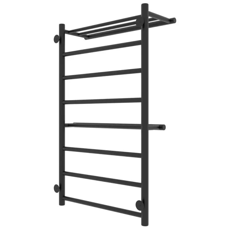 Полотенцесушитель водяной Laris Лавина П9 80х50 Черный матовый 73208027ЧМ Полотенцесушитель водяной Laris Лавина П9 80х50 Черный матовый 73208027ЧМ — изображение 3