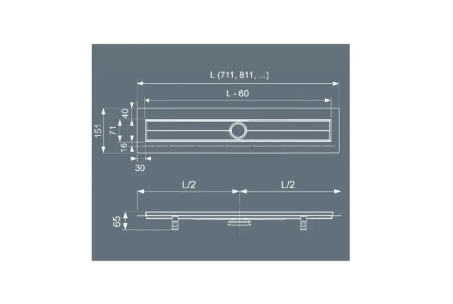 Дренажный канал Tece Tecedrainline 900 прямой Дренажный канал Tece Tecedrainline 900 прямой — изображение 3