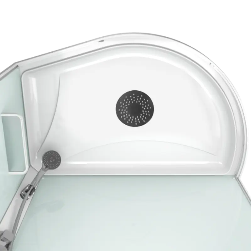 Душевая кабина Domani-Spa Simple high левая без электрики 120х80 Белый, Поддон высокий Душевая кабина Domani-Spa Simple high левая без электрики 120х80 Белый, Поддон высокий — изображение 3